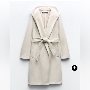 ZARA Soft Hooded Coat